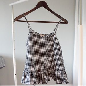 flowy checkered tank